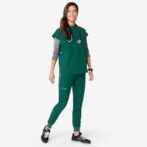Figs zamora hunter green xxs